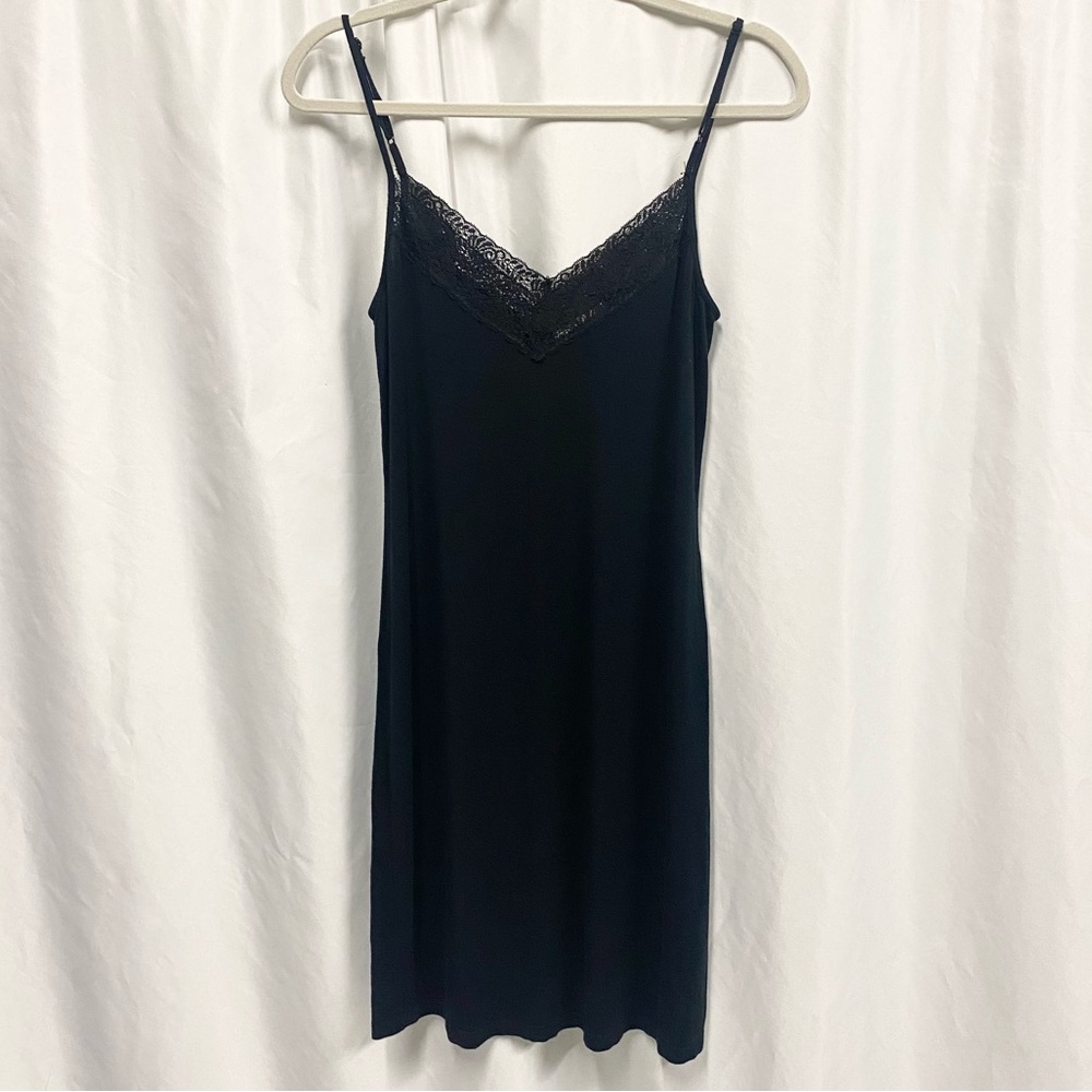 Apt. 9 Intimates Black Lace Trim Nighty